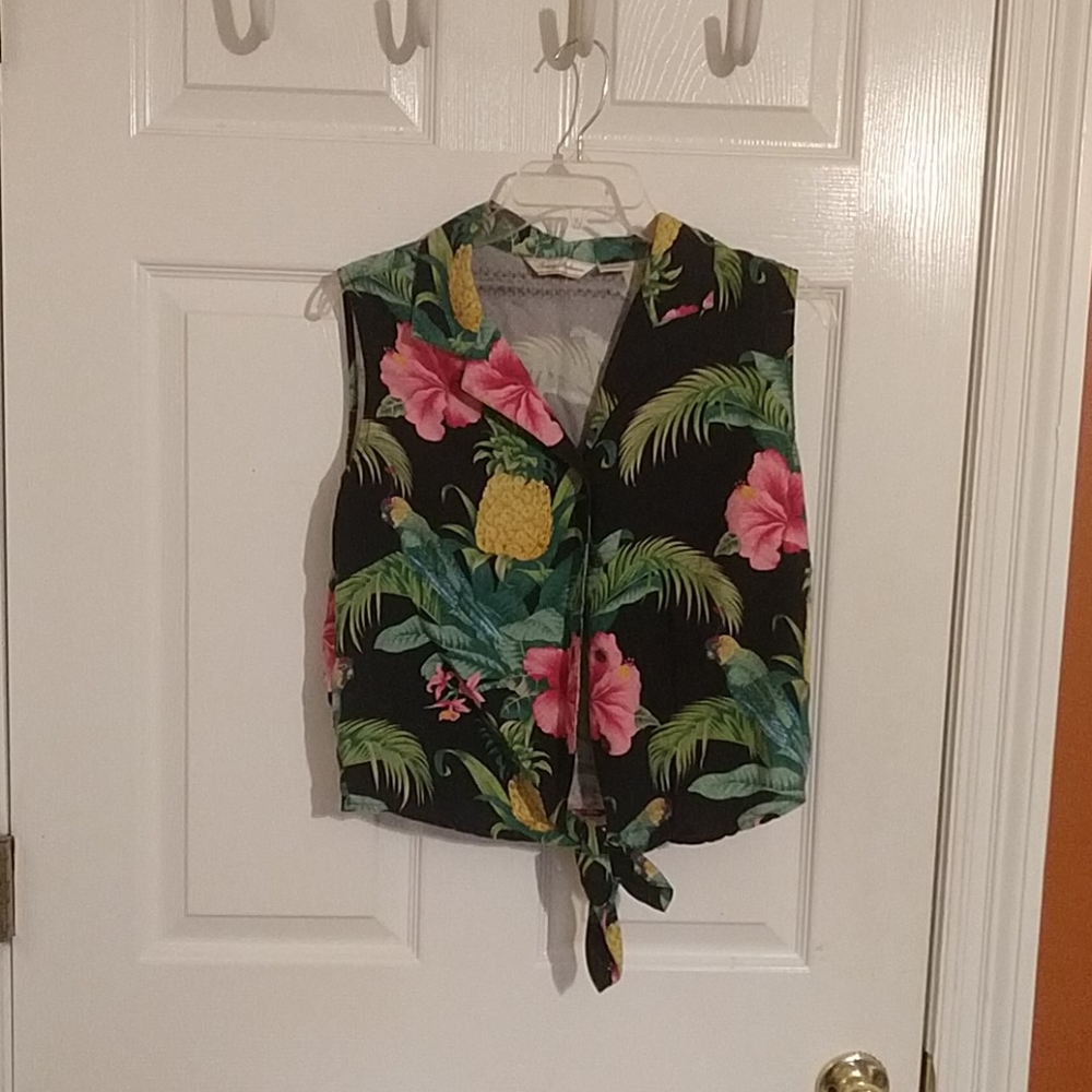 Vintage Tommy Bahama Bottom Tie Tank Top